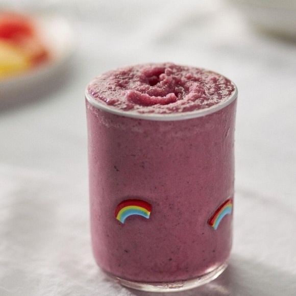 NWT Anthropologie Icon Juice Glass Rainbow - Picture 1 of 4